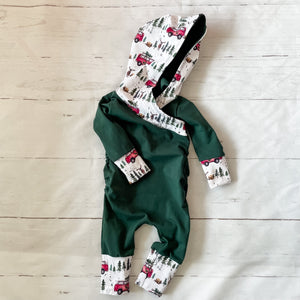 Holiday Grow With Me Romper