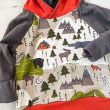 Load image into Gallery viewer, Forest Friends Raglan Hoodie
