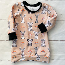 Load image into Gallery viewer, Rainbow Animal Grow With Me Dress/Tunic
