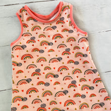 Load image into Gallery viewer, Rainbow Racerback Tank Dress
