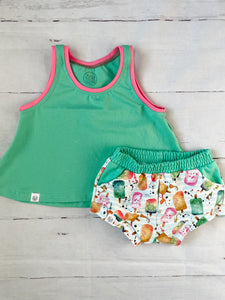 Popsicle Shorties and Sunny Swing Tank
