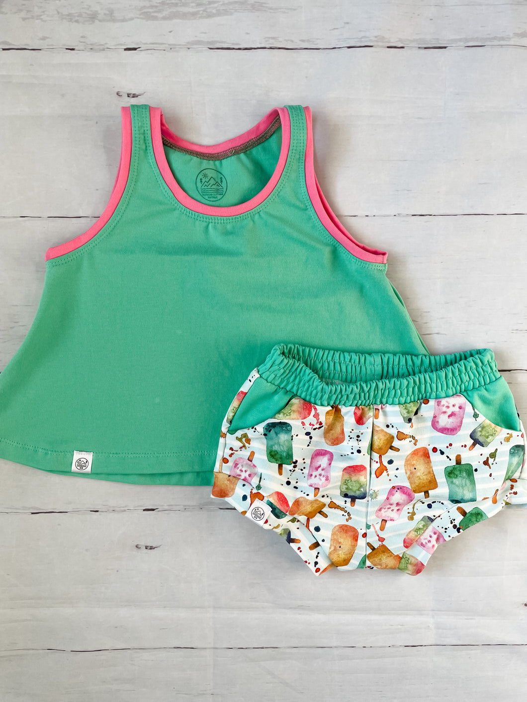 Popsicle Shorties and Sunny Swing Tank