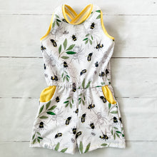 Load image into Gallery viewer, Bees 🐝 Riley Tank Shorts Romper
