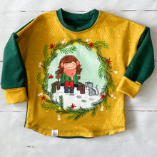 Load image into Gallery viewer, Winter Scene Grow With Me Sweater
