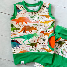 Load image into Gallery viewer, Dinosaurs Grow With Me Tank and Shorts
