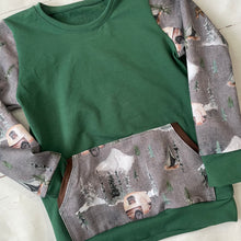 Load image into Gallery viewer, Camping Bears Crew Neck Sweater
