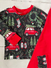 Load image into Gallery viewer, Vintage Cars Christmas Pajamas
