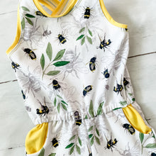 Load image into Gallery viewer, Bees 🐝 Riley Tank Shorts Romper
